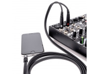 D'Addario Adaptador mini-jack para Jack 6.3 Stereo 1/8 Inch to Dual 1/4 Inch Audio Cables
